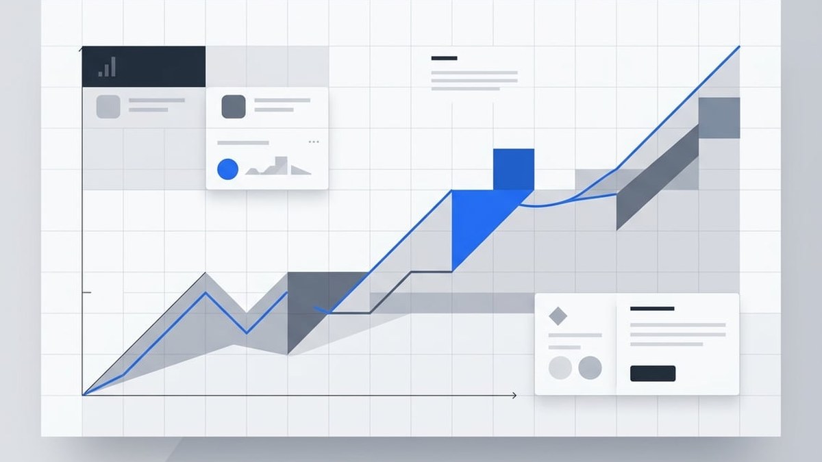 Écran affichant un tableau de bord de données avec graphiques et indicateurs de notation d'opérateurs de casino en ligne